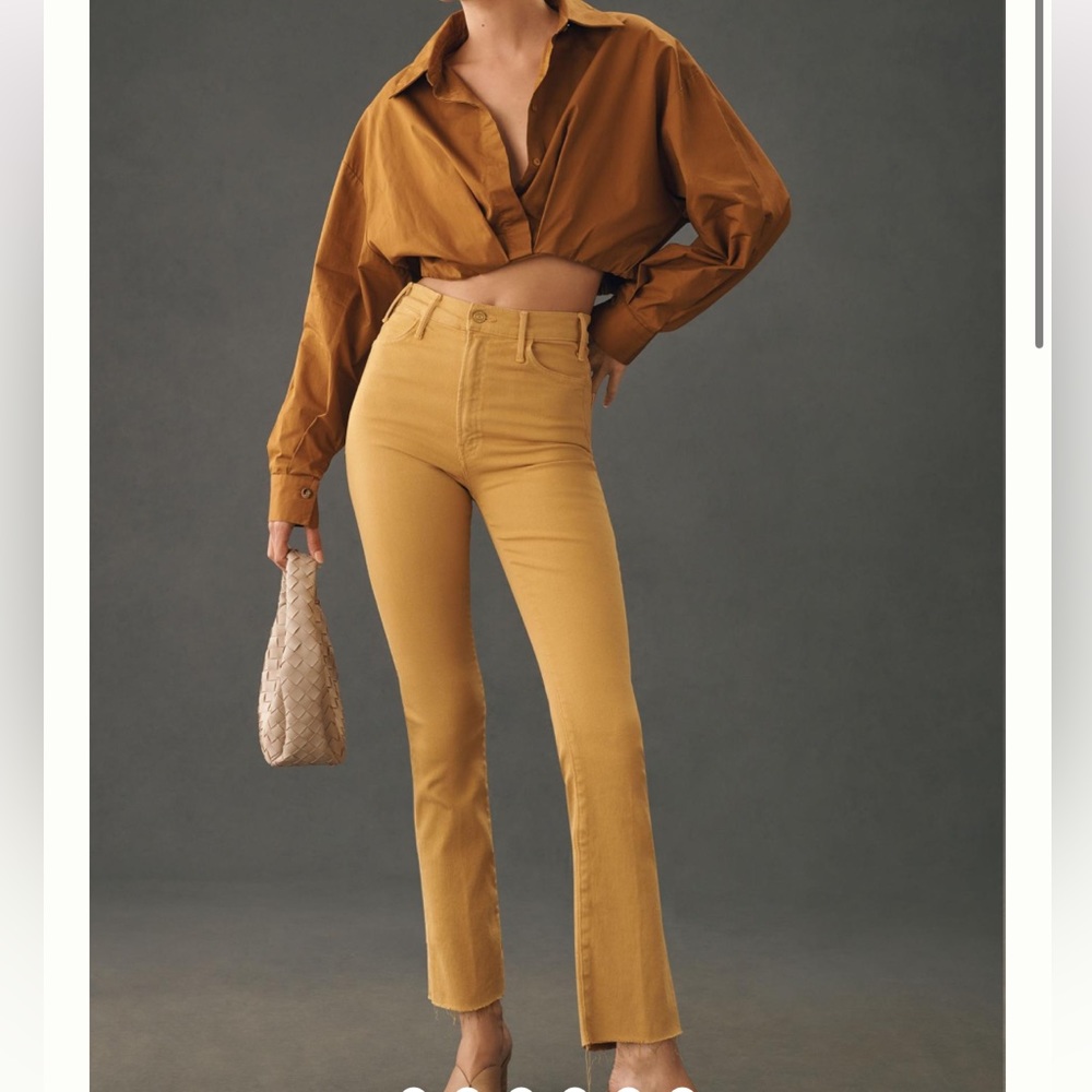 MOTHER The Hustler Ankle Fray Jeans